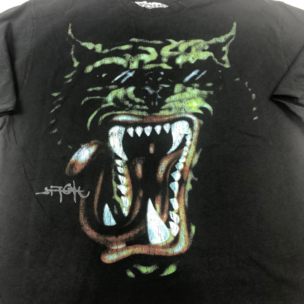 Travis Scott Utopia Circus Maximus Tour 2023 T-Shirt Black 2XL Snarling Hyena